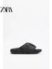 Importé - ZARA NEW - Chaussure Homme Sandales Décontractée Bout Ouvert - Noir