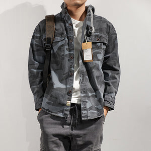 Importé - Pull-over A Capuche Homme  Décontracté Camouflage A Capuche En Coton