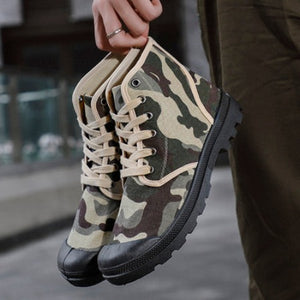 Importé - Chaussures Homme Blindées Style Ringess Grosses Semelles - Camouflage