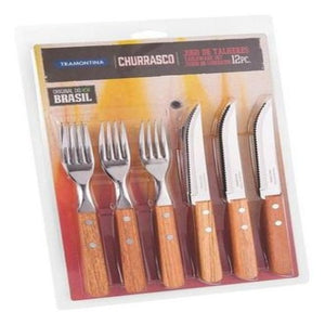 Couteau à couverts en acier inoxydable -12Pcs