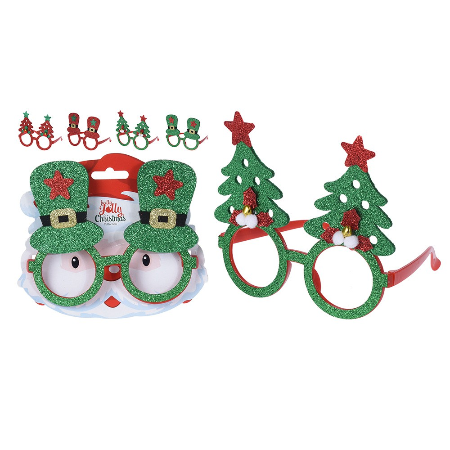 LUNETTE MOTIF NOEL -ASST