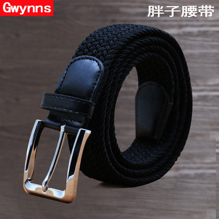 Importé - Ceinture Homme Sport en Toile Elastique Tissé à Boucle Metal
