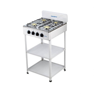 NASCO RÉCHAUD A GAZ AVEC TABLE 4 FEUX – NASGS-K4CSS-S