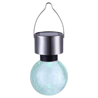 LAMPE SOLAIRE BOULE VERRE-MULTICOULEUR-ASST