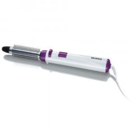 Deref-2brosse chauffante soufflante -blanc violet-250w