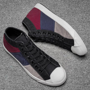 Importé - Chaussure Sport Homme Basket Tri-Colors Décontractée