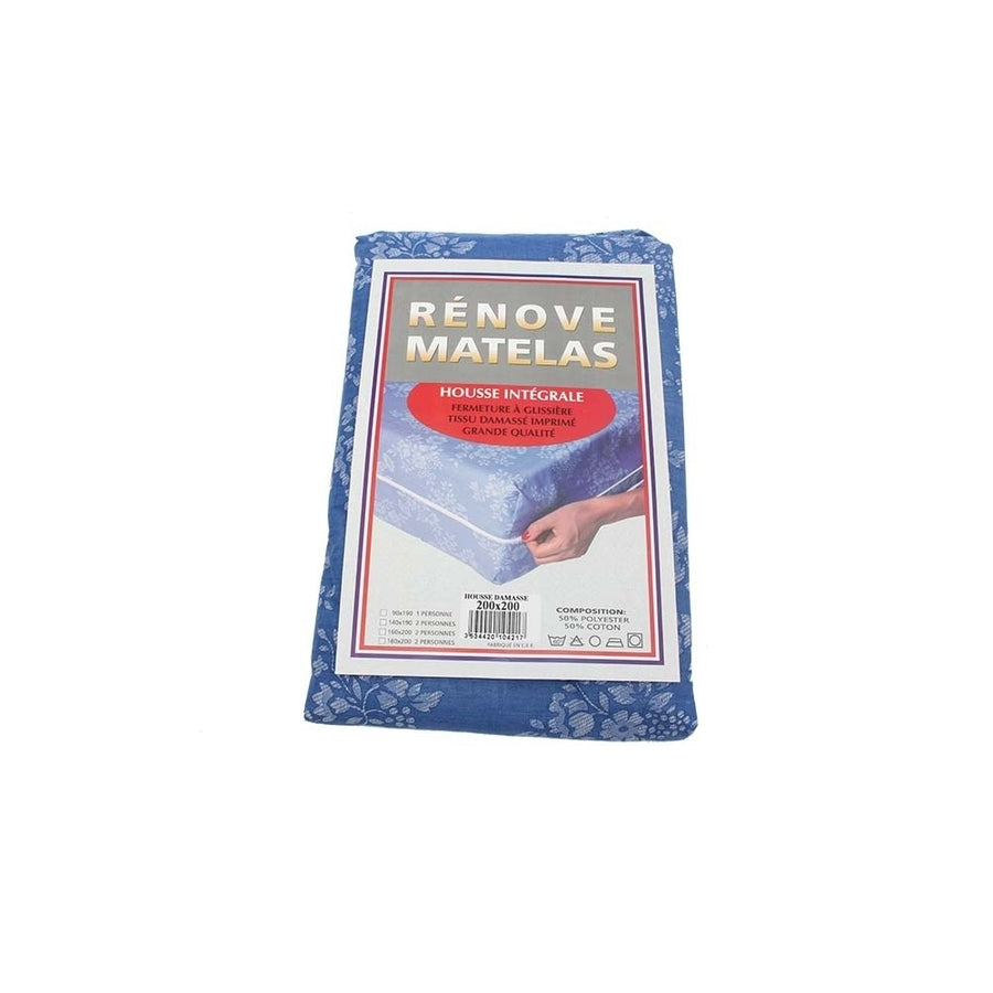 HOUSSE DE MATELAS – DAMASSE FERMETURE A GLISSIERE
