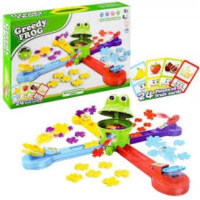 Jeu éducatif greedy frog jeu des grenouilles+3ans