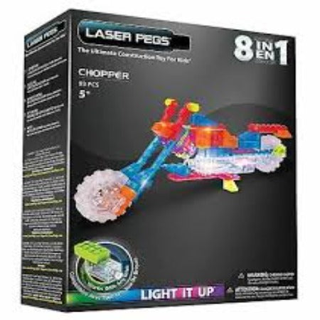 Bloc de Constrution-8in1-Laser Pegs Moto-93pcs