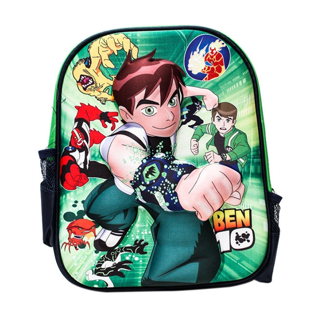 sac dos disney motif ben 10 bleu vert