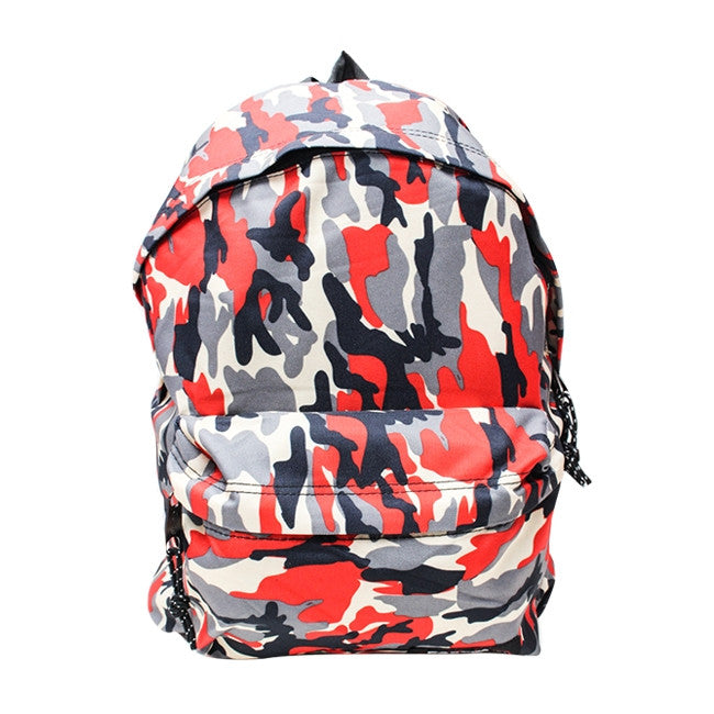 sac à dos imprimé camouflage-multicolore