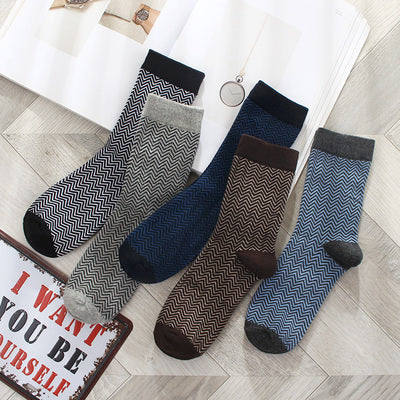 Importé - Lot de 5 Paires de Chaussettes Montante Style Sport 100% Coton