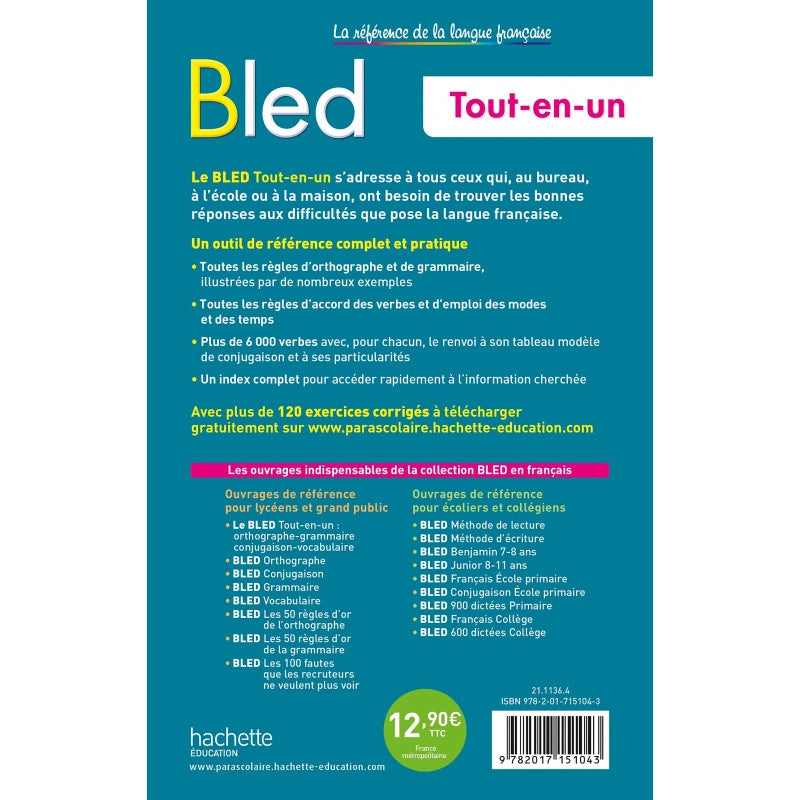 BLED TOUT-EN-UN - Orthographe - Grammaire - Conjugaison - Vocabulaire
