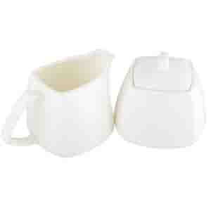SUCRIER ET CREMIER EN PORCELAINE – WL 995028 / 2C