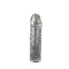 SEXTOYS Renforceur d'Orgasme Féminin / Préservatif Penis Sleeve LISSE - 4 cm x 14,5 cm (non étiré) - Transparent