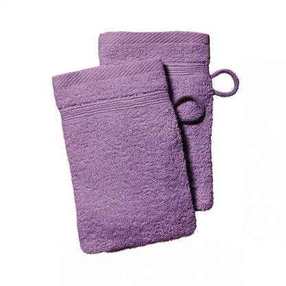 GANT DE TOILETTE SET DE 2PCS -16X21CM- COTON FIGUE