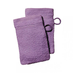 GANT DE TOILETTE SET DE 2PCS -16X21CM- COTON FIGUE