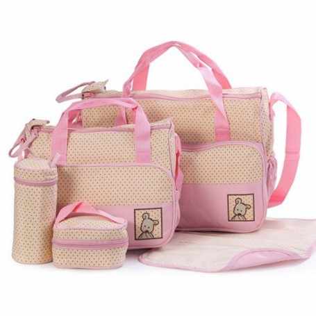 Sac à langer Rose/Belge