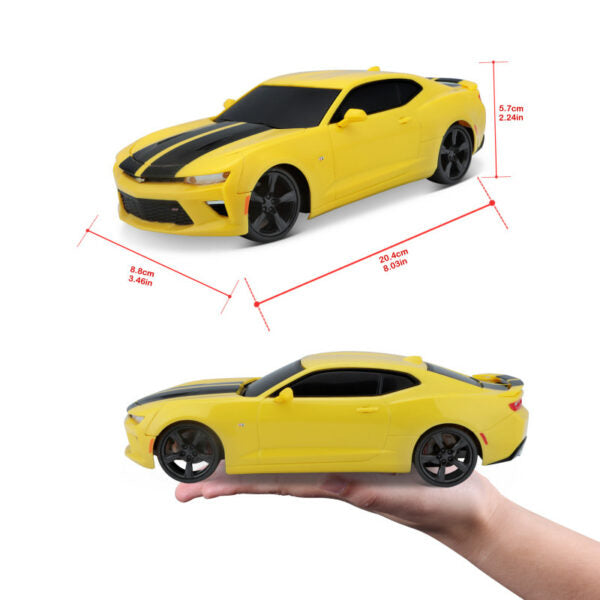 VOITURE RADIOCOMMANDEE 2016 CHEVROLET CAMARO JAUNE + 5ANS