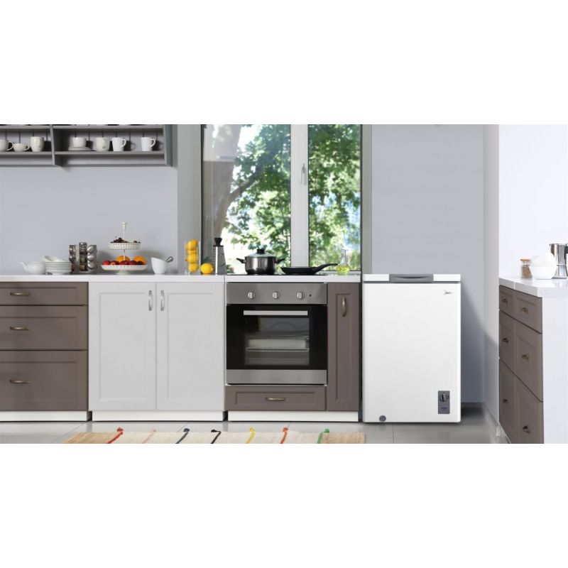 MIDEA CONGÉLATEUR HORIZONTAL 142L - BLANC - MIDEA_MDRC207SLF01