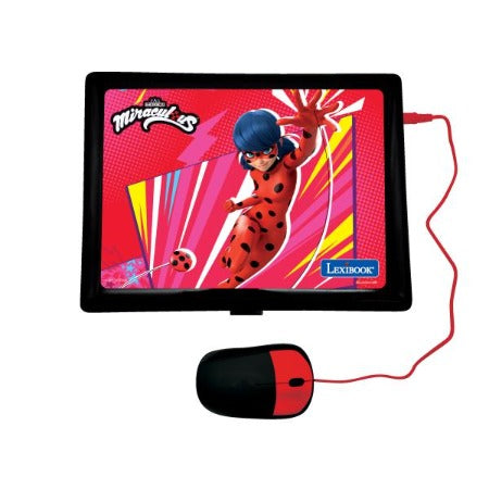 Lexibook Ordinateur Educatif-124-Activites Bilingue Miraculous+4ans