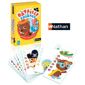 Jeu De Chiffres et D’Observation La Bataille Des Animaux 3-99ans