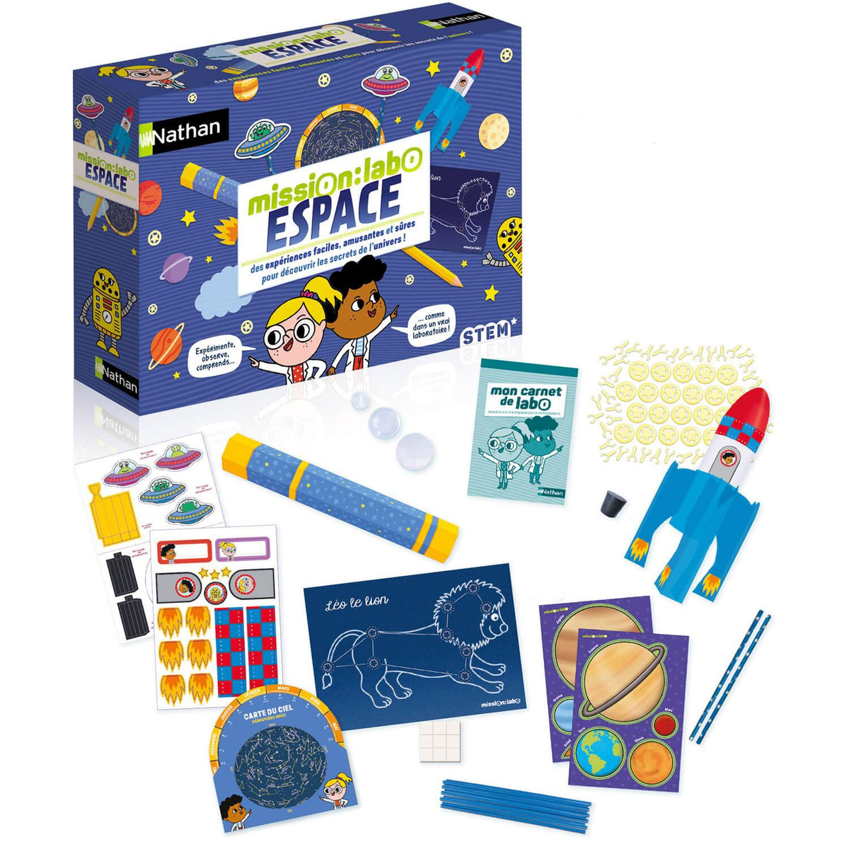 JEU MISSION LABO ESPACE+6ANS