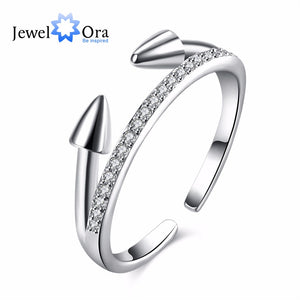 Importé - Bijoux Bague de Fiançailles En Argent Pour Femmes