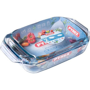 ENSEMBLE DE 2 PLATS DE FOUR RECTANGULAIRES – PYREX 912S732 / 7044
