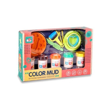 Jeu Color Mud Pate A Modeler + Accessoires+3ans