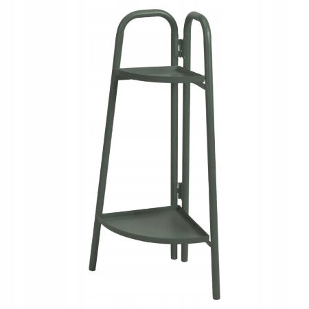 SUPPORT POUR PLANTE EN ACIER-VERT FONCE