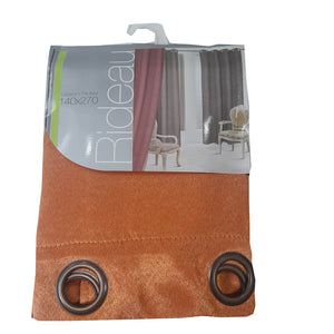 RIDEAU PRET A POSER -140X270CM – ORANGE