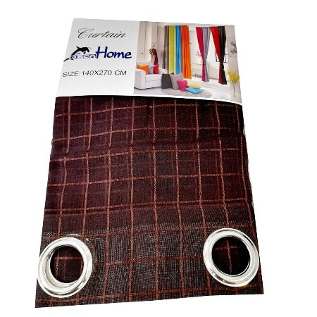 RIDEAU PRET A POSER -250X270CM – VOILAGE CHOCOLAT – CT13040