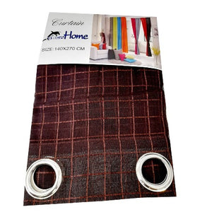 RIDEAU PRET A POSER -250X270CM – VOILAGE CHOCOLAT – CT13040