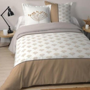 PARURE DE LIT-3PCS-240X220CM/2 TAIES 63X63CM-ACHILLEA