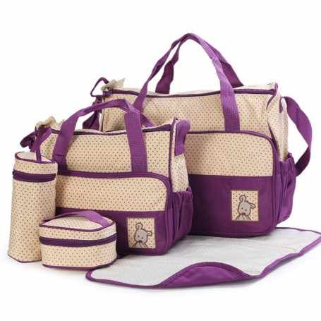 Sac à langer Violet /Belge