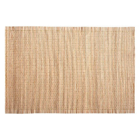 Set De Table En Bambou Rect-45x30cm-Naturel Fonce-Dore