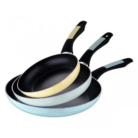 Poêle San Ignacio cosy en aluminium-x3pcs-18/22/26cm-multicouleur