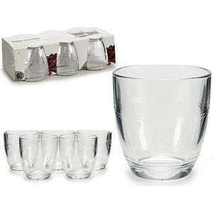 TASSE A CAFE AU LAIT EN VERRE-9CL-6PCS