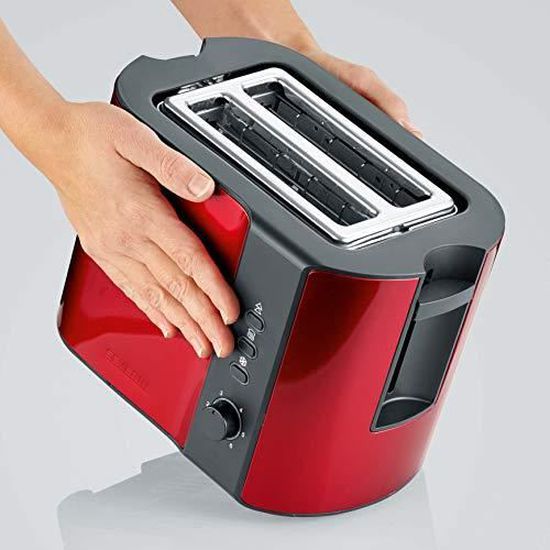 Grille-pain -800w -rouge