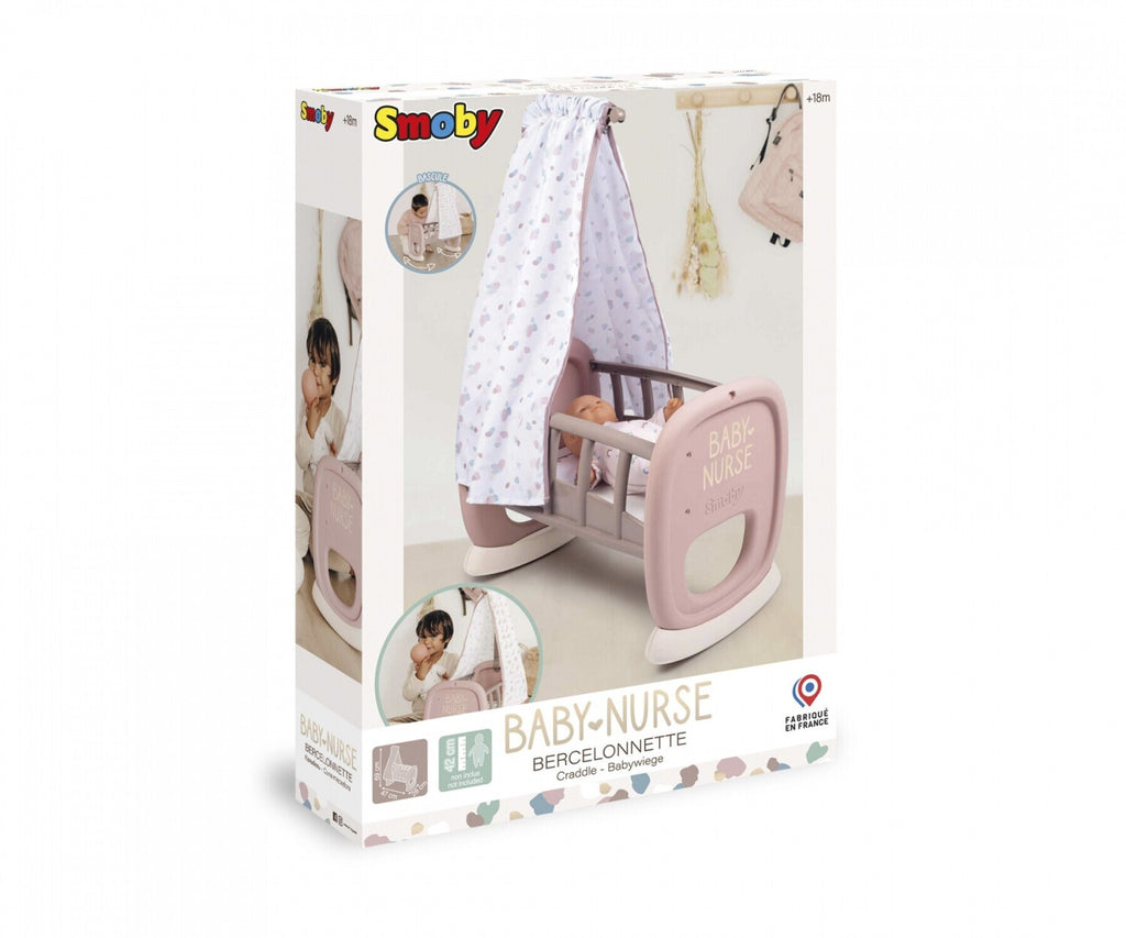 SMOBY BABY NURSE+ACCESSOIRES 2EN1+18MOIS