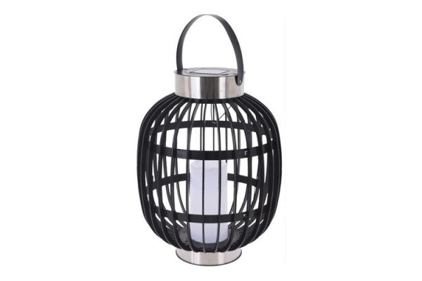 Lanterne Solaire En Plastique Verre-35×44.5cm