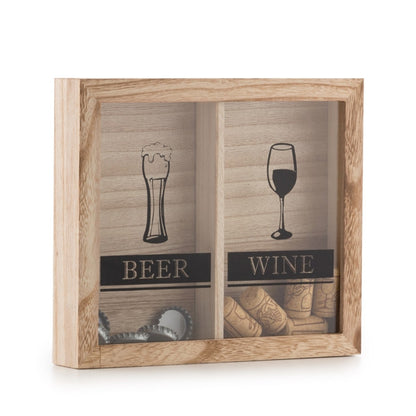 PORTE CAPSULE EN BOIS – VIN+BIERE – HZ1007670