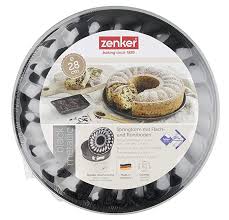 MOULE A GATEAU AVEC 2 BASES – 28CM – ZENKER 6509