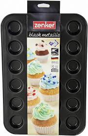 MINI PLATEAU A MUFFINS 24 TASSES – 38,5×26,5X2CM – ZENKER 6541