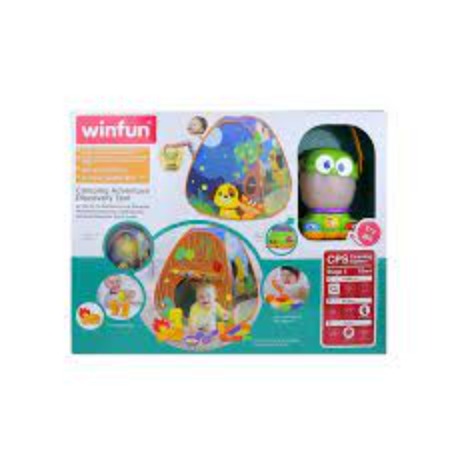 JEU CAMPING ADVENTURE TENTE DE DECOUVERTE WINFUN+18MOIS