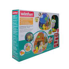 JEU CAMPING ADVENTURE TENTE DE DECOUVERTE WINFUN+18MOIS