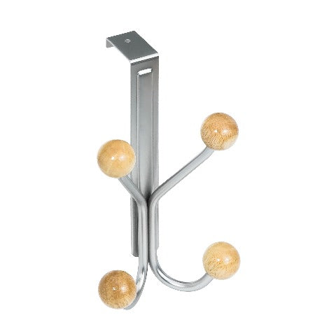 Patère de porte 4crochets en métal