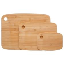Planche a de couper en bambou set de 3pcs