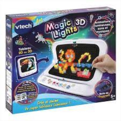 Vtech Crée et Anime de Super Tableaux Lumineux Magic Lights 3D+5ans